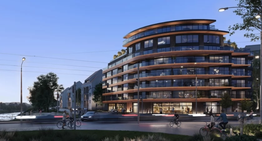 Wrocław: Tak będą wyglądały apartamenty w miejscu dawnych działek nad Odrą