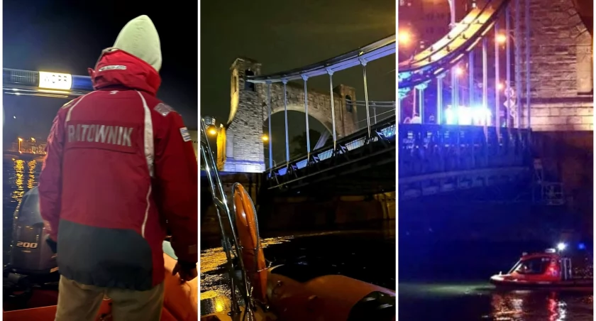 Wrocław: Poranny alarm na Moście Grunwaldzkim