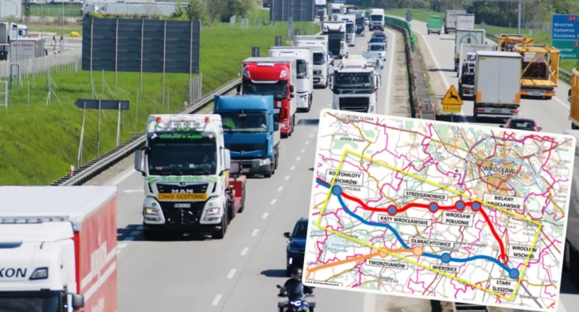 Autostrada A4 pod Wrocławiem zmieni przebieg. Jest ostateczna decyzja o jej przyszłości