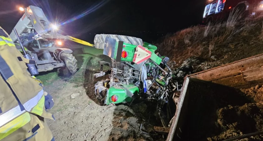 Tragiczny wypadek na Dolnym Śląsku. Nie żyje traktorzysta