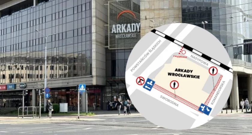 Rozbiórka Arkad Wrocławskich. Te ulice i chodniki będą zamknięte. Oto lista utrudnień