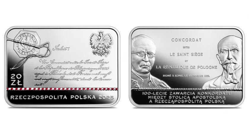 Tak wygląda nowa moneta 20 złotych. Jest prostokątna!