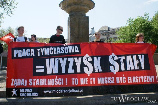 Pierwszomajowe manifestacje przejdą w czwartek przez centrum Wrocławia
