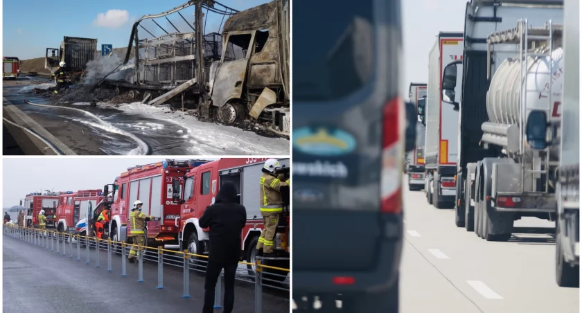 Uwięzieni na A4. Setki ludzi aż na 4 godziny utknęły na mrozie na autostradzie pod Wrocławiem