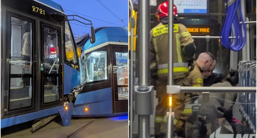 Wypadek tramwajów w centrum Wrocławia. Siedem osób rannych! Wiadomo, jak to się stało