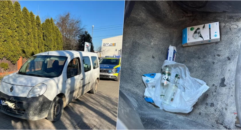 Kierowca miał 3 promile alkoholu. Policja zatrzymała go, gdy pił wódkę w czasie jazdy