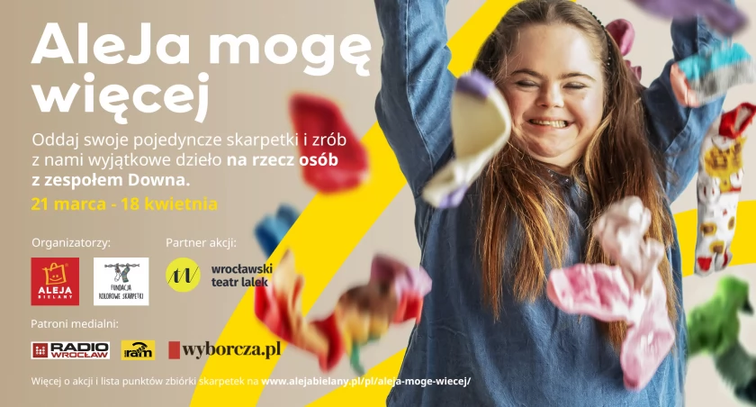 Dziś Dzień Osób z Zespołem Downa — startuje skarpetkowa zbiórka na ogromne dzieło sztuki