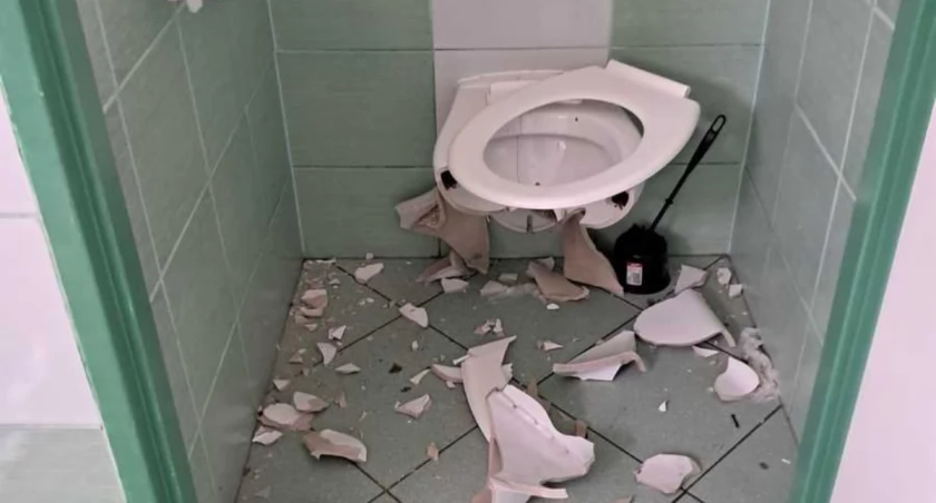 Wybuch w szkolnej toalecie na Dolnym Śląsku