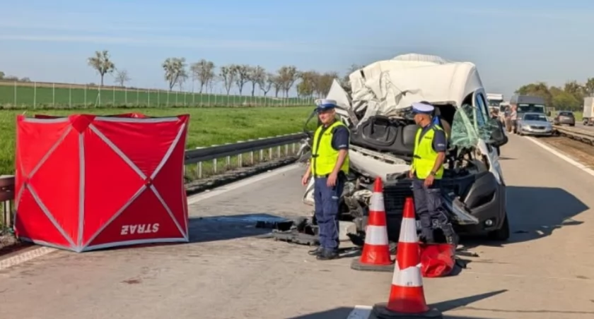 Śmiertelny wypadek na autostradzie A4 pod Wrocławiem