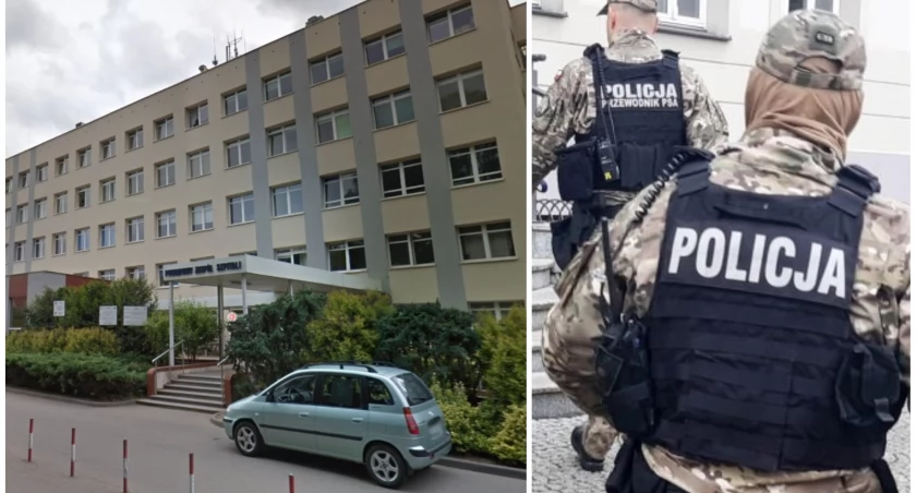 Alarm bombowy w szpitalu w Oleśnicy