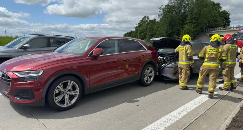 Wypadek na autostradzie A4 w kierunku Wrocławia. Są utrudnienia, korek ma kilka kilometrów