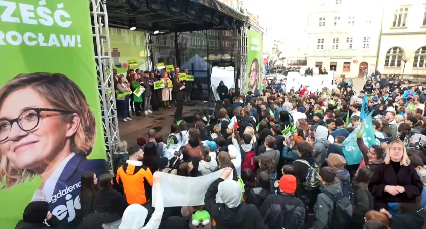 Magdalena Biejat we Wrocławiu. A mąż się żali: Magdę widujemy rzadko w domu