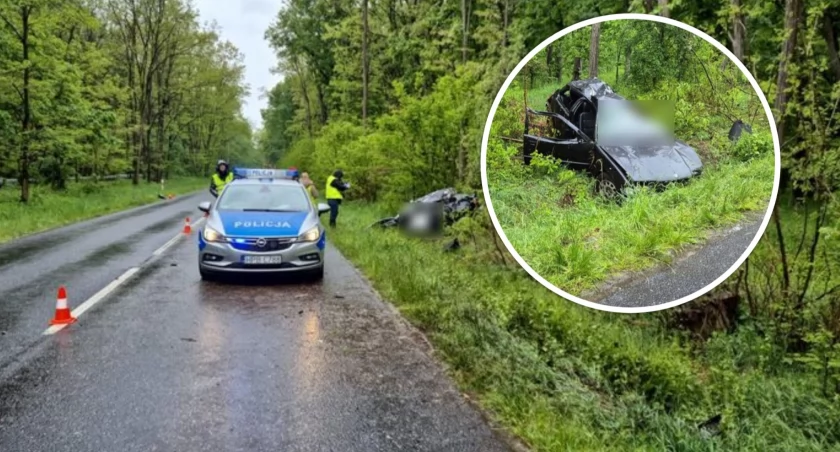 18-latka zginęła za kierownicą BMW. Samochód roztrzaskał się w rowie