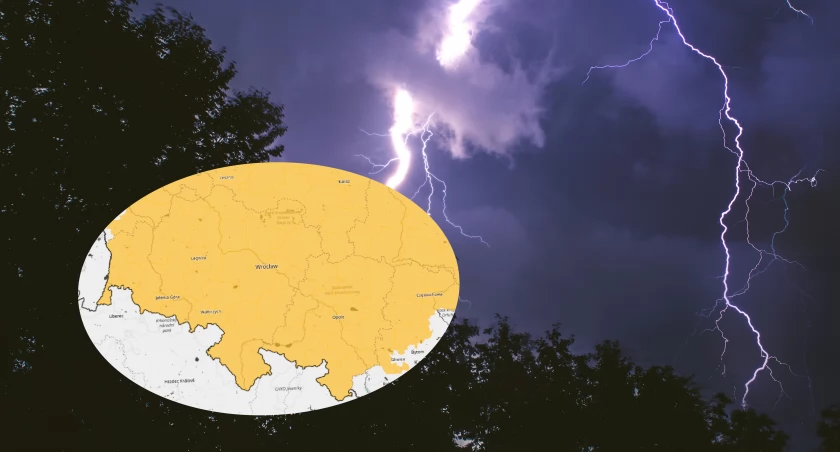 Uwaga! Burza, grad i silny wiatr we Wrocławiu. Jest alert IMGW