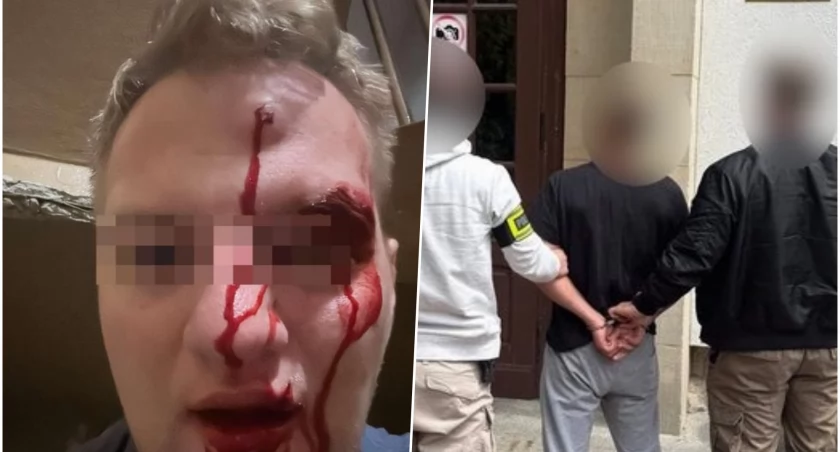 To on brutalnie pobił kuriera we Wrocławiu. Jest już w rękach policji
