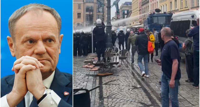 Tusk po zamieszkach we Wrocławiu: Ostrzegamy! Policja będzie bezwzględna!