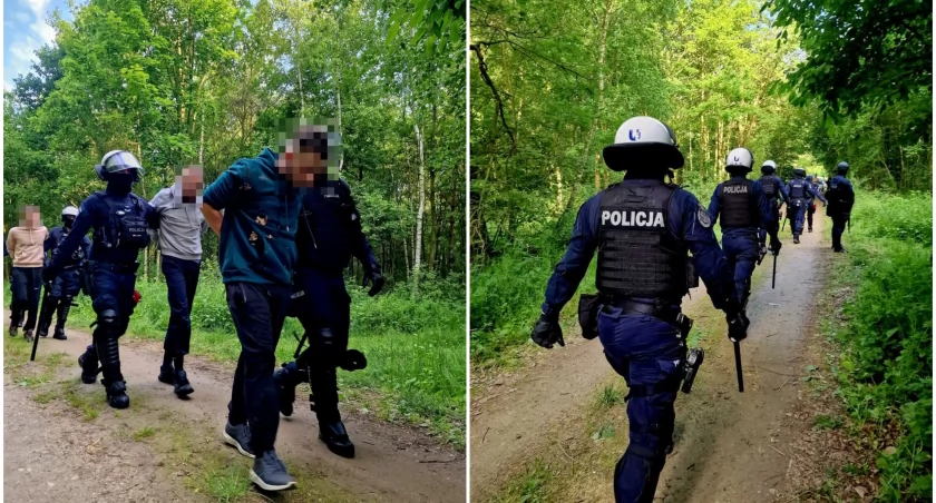 Ustawka kiboli z Wrocławia. W lesie pojawiła się policja. 