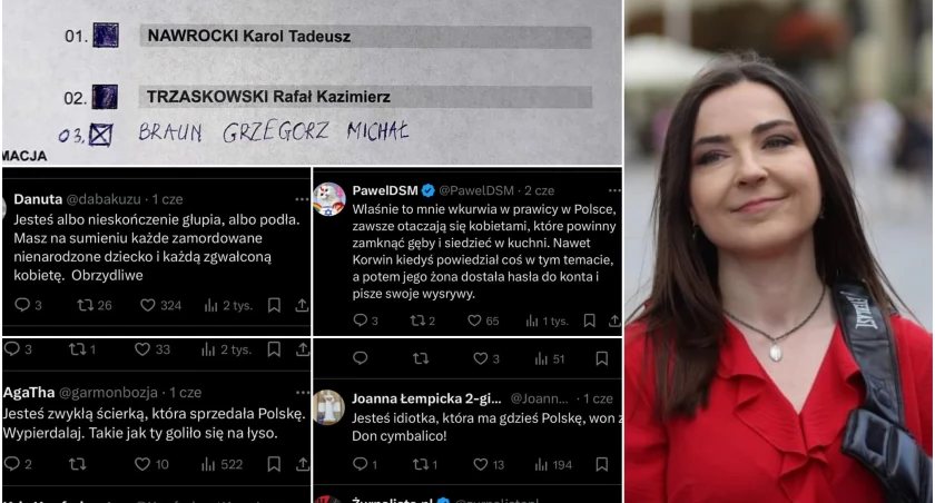 Nie głosowała na Nawrockiego. Wylali na nią wiadro pomyj!