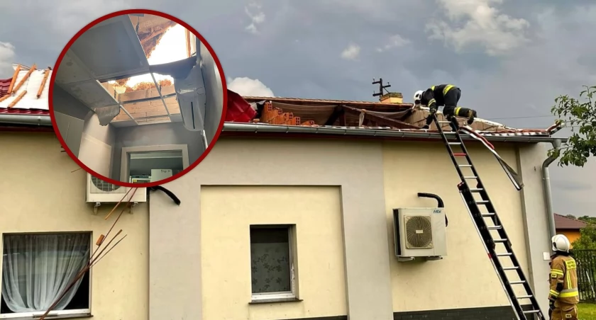 Potężne burze z gradem na Dolnym Śląsku. Tysiące osób bez prądu, ponad sto interwencji straży  