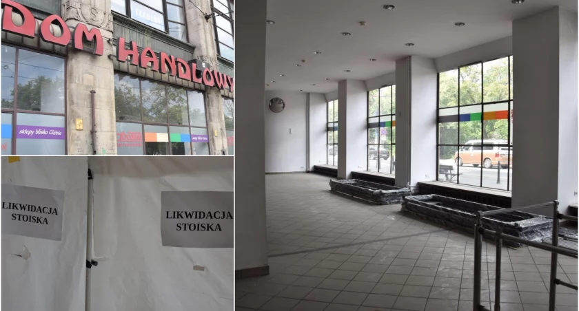Ten dom handlowy znał kiedyś każdy. Dziś zostały puste stoiska