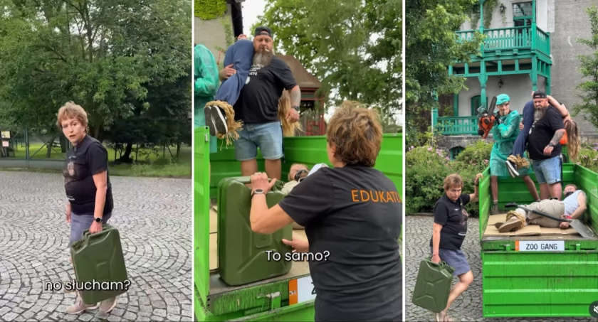 Kanister z benzyną i piła mechaniczna. Gang ZOO znów zaatakował