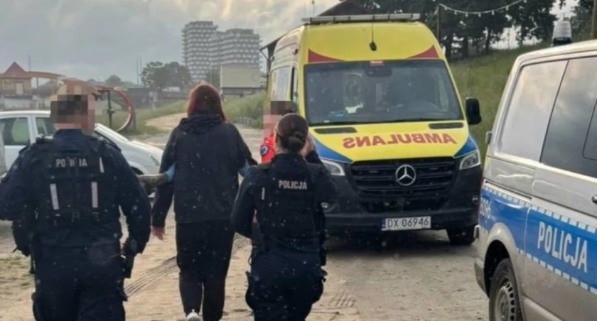 Wrocław: Dramatyczne sceny o poranku przy moście