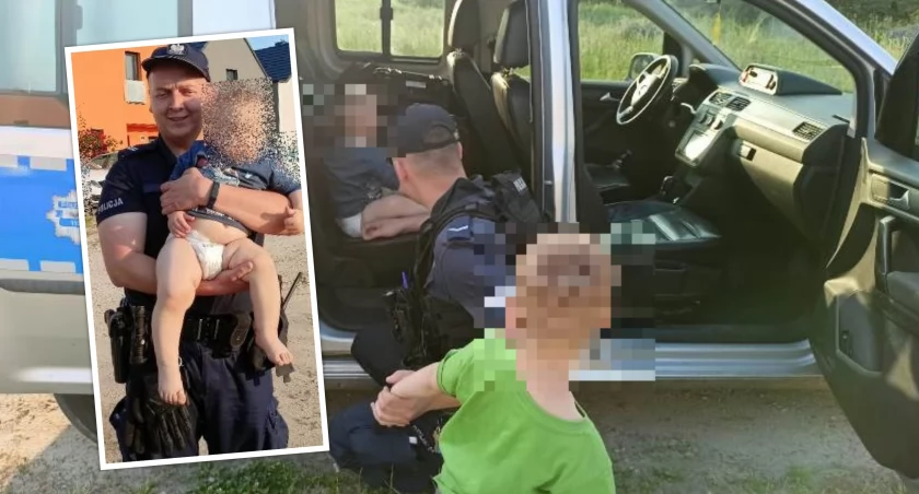 Dwulatek na czworakach wszedł do sąsiada, pięciolatek dotarł nad kąpielisko. Bracia 