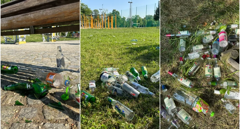 Ale syf! Tak wygląda wrocławski park po piątkowej libacji