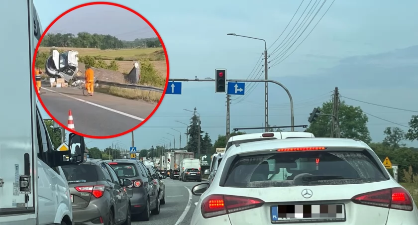 Dojazd do Wrocławia totalnie sparaliżowany. Dwie kluczowe trasy zakorkowane