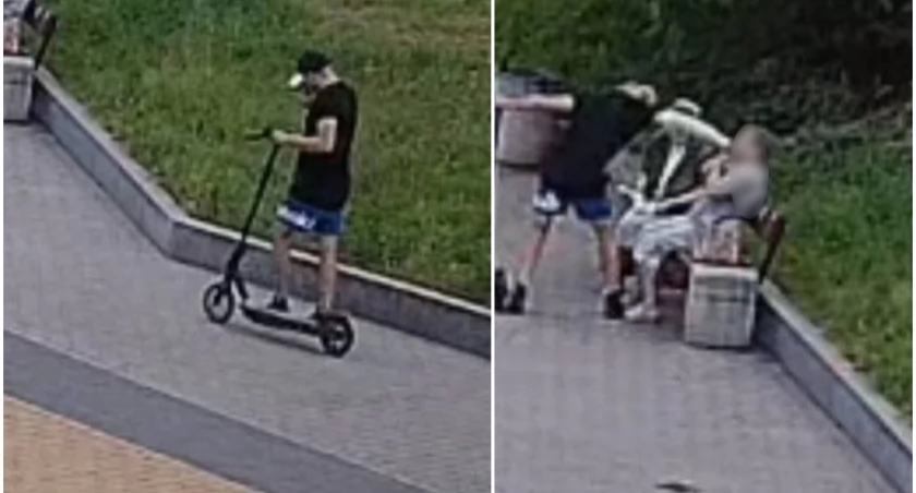 Wrocław: Złodziej na hulajnodze napadał na staruszki. Szuka go policja!