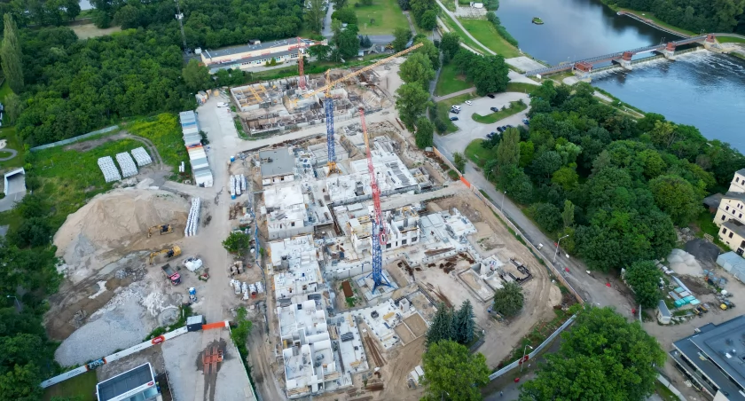 Ogromny plac budowy nad Odrą. Masz milion? Możesz tu zamieszkać
