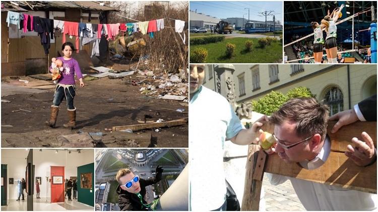 Kamieńskiego bez Romów, dyby na Rynku i zderzenie tramwaju z koparką [PODSUMOWANIE DNIA]