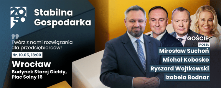 Zapraszamy na spotkanie z cyklu “Stabilna Gospodarka” we Wrocławiu