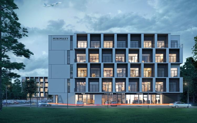 Przy wrocławskim lotnisku powstaną mikroapartamenty [WIZUALIZACJE]