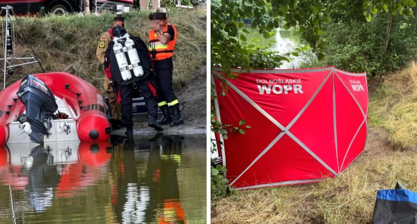 Tragiczny finał poszukiwań. Ciało 42-latka wyłowione ze stawu przy Królewieckiej