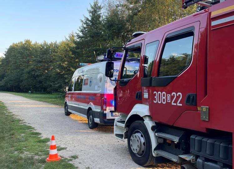 Człowiek utonął w stawie na Maślicach