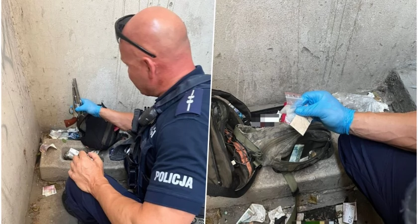 Szokujący finał zwykłej kolizji. Motocyklista z nabitą bronią uciekał przed policjantami 