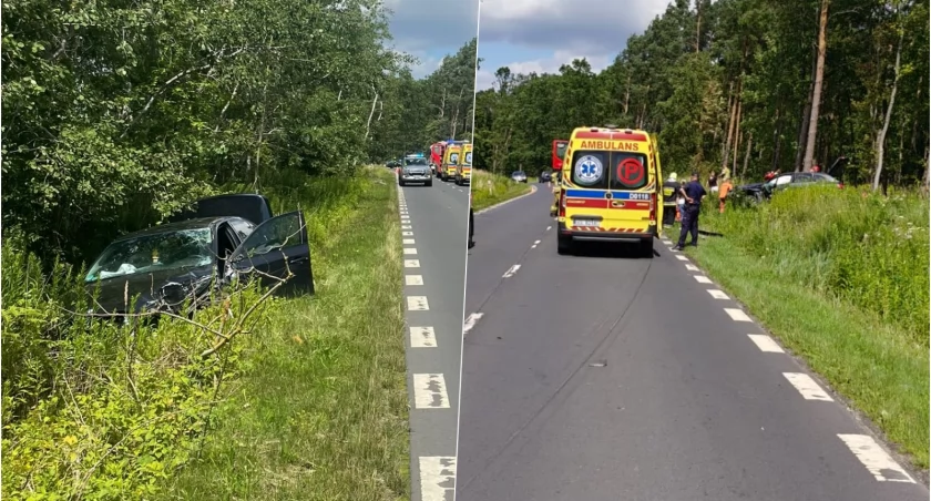 Po zderzeniu auta wypadły z drogi. Kobiety zginęła w strasznym wypadku