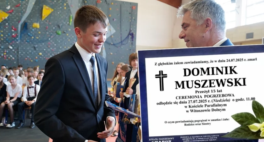 Dominik, który utonął na obozie, był świetnym i ambitnym uczniem