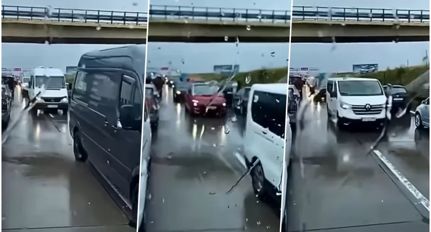 Motocyklista w stanie krytycznym, a kierowcy zablokowali korytarz życia
