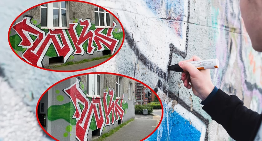 Kibice Śląska Wrocław zatrzymani na gorącym uczynku. Zamalowali całą kamienicę 