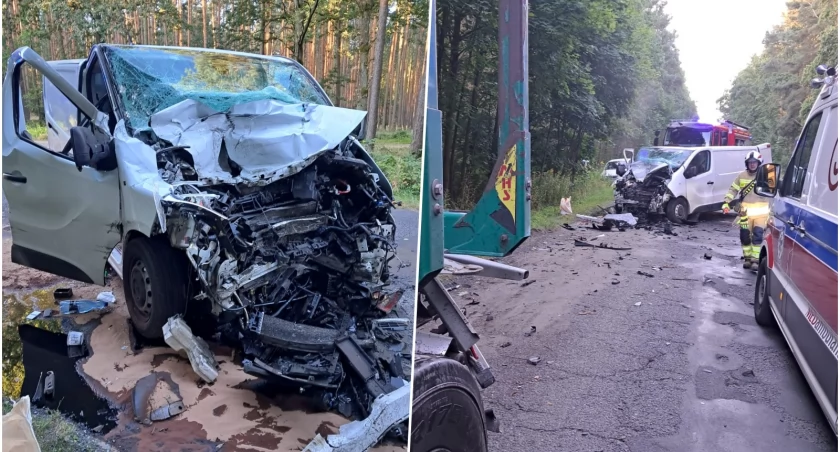 Bus wbił się w tył ciężarówki. Makabryczny widok