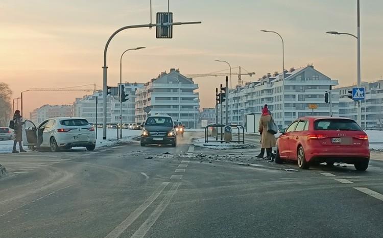 Wypadek na Jagodnie. Wjazd do Wrocławia utrudniony
