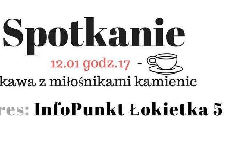 Kawa z miłośnikami kamienic
