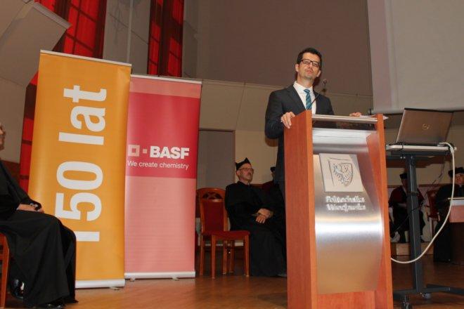 Dyrektor Zarządzający BASF Polska wystąpił z wykładem na Politechnice Wrocławskiej