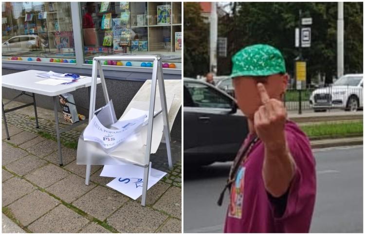 Wrocław: Ataki na działaczy PiS zbierających podpisy. 