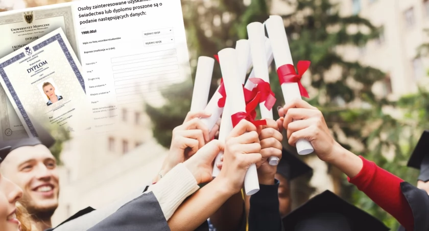 Świadectwo z najlepszego liceum i dyplom uniwersytetu kupisz od ręki. Odbiór w paczkomacie
