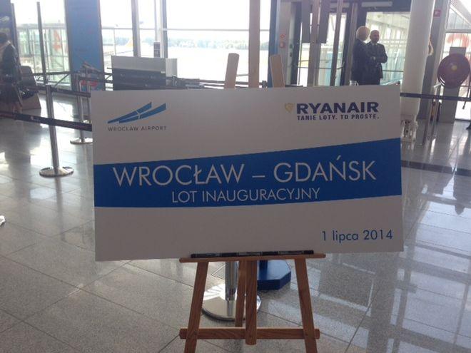 Ruszyły tanie loty z Wrocławia do Gdańska