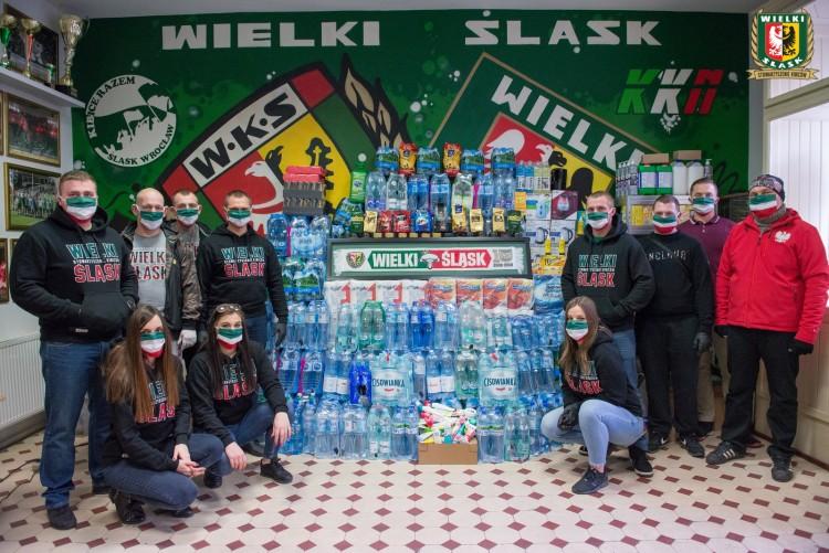Kibice Śląska Wrocław dostarczyli środki do walki z koronawirusem!