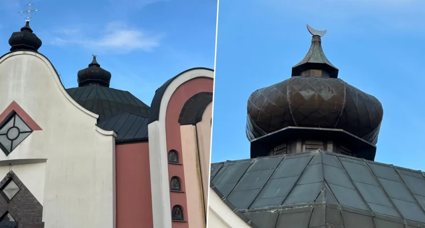 Profanacja czy prowokacja? Nieznani sprawcy ukradli krzyż z kopuły cerkwi w Legnicy
